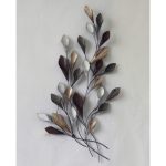 ΜΕΤΑΛΛΙΚΟ ΔΙΑΚΟΣΜΗΤΙΚΟ ΤΟΙΧΟΥ HM7159 ΑΝΘΡΑΚΙ ΧΡΥΣΟ 44x5x87Y εκ.