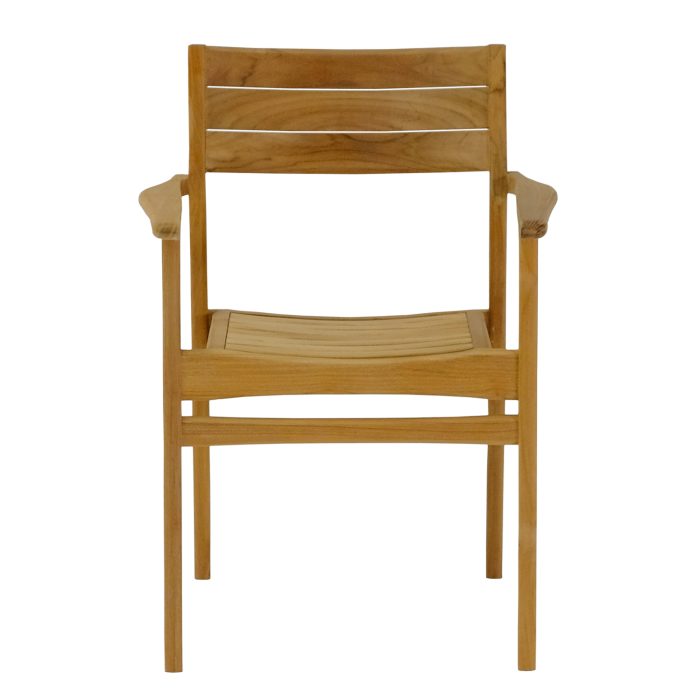 ΠΟΛΥΘΡΟΝΑ BOZZY HM9935 ΜΑΣΙΦ ΞΥΛΟ TEAK ΣΕ ΦΥΣΙΚΟ 58x61x80,5Υ - Image 2