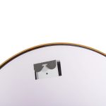 ΚΑΘΡΕΠΤΗΣ ΤΟΙΧΟΥ ΣΤΡΟΓΓΥΛΟΣ ROUNDER HM4503.30 ΑΛΟΥΜΙΝΙΟ ΣΕ ΧΡΥΣΟ-ΦΩΤΙΣΜΟΣ LED Φ80εκ. - Image 6