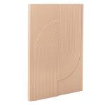 ΠΙΝΑΚΑΣ ΟΡΘΟΓΩΝΙΟΣ ΣΕΙΡΑ SANTORINI HM4521 MDF ΣΕ ΜΠΕΖ ΧΡΩΜΑ 60x4(πάχος)x80Υεκ. - Image 3