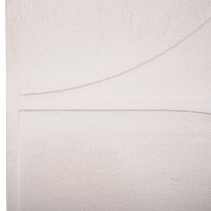 ΠΙΝΑΚΑΣ ΤΕΤΡΑΓΩΝΟΣ ΣΕΙΡΑ SANTORINI HM4507 MDF ΣΕ ΥΠΟΛΕΥΚΟ ΧΡΩΜΑ 80x4(πάχος)x80Υεκ. - Image 4