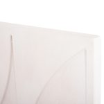 ΠΙΝΑΚΑΣ ΤΕΤΡΑΓΩΝΟΣ ΣΕΙΡΑ SANTORINI HM4507 MDF ΣΕ ΥΠΟΛΕΥΚΟ ΧΡΩΜΑ 80x4(πάχος)x80Υεκ. - Image 5
