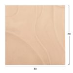 ΠΙΝΑΚΑΣ ΤΕΤΡΑΓΩΝΟΣ ΣΕΙΡΑ SANTORINI HM4520 MDF ΣΕ ΜΠΕΖ ΧΡΩΜΑ 80x4(πάχος)x80Υεκ. - Image 2