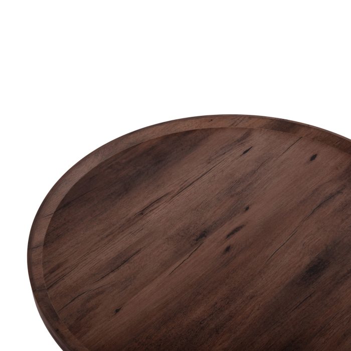ΤΡΑΠΕΖΙ ΣΑΛΟΝΙΟΥ MARGON HM18026 MDF ΣΕ ΣΚΟΥΡΟ ΚΑΦΕ ΞΥΛΟΥ Φ80x40,5Υεκ. - Image 5
