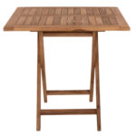 ΤΡΑΠΕΖΙ ΤΕΤΡΑΓΩΝΟ KENDALL ΠΤΥΣΣΟΜΕΝΟ HM9544 TEAK ΣΕ ΦΥΣΙΚΟ ΧΡΩΜΑ 80x80x75Yεκ. - Image 4