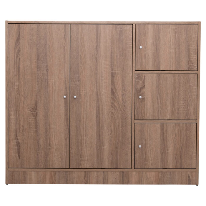 ΝΤΟΥΛΑΠΙ ΜΕ 4 ΑΠΟΘ.ΧΩΡΟΥΣ MATIN HM2480.02 SONAMA OAK ΜΕΛΑΜΙΝΗ 117x39,5x99,5Υεκ - Image 3