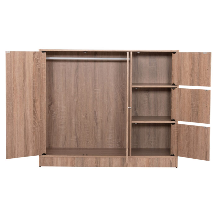 ΝΤΟΥΛΑΠΙ ΜΕ 4 ΑΠΟΘ.ΧΩΡΟΥΣ MATIN HM2480.02 SONAMA OAK ΜΕΛΑΜΙΝΗ 117x39,5x99,5Υεκ - Image 4