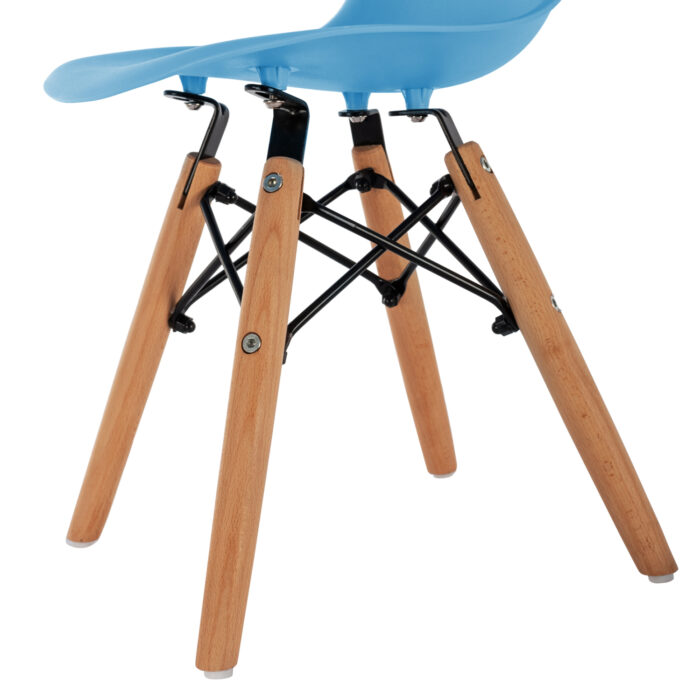 ΚΑΡΕΚΛΑ TWIST KID ΤΜΧ.HM8453.08 ΞΥΛΙΝΑ ΠΟΔΙΑ & ΚΑΘΙΣΜΑ ΜΠΛΕ PP 30,5Χ33Χ59 ΕΚ - Image 7