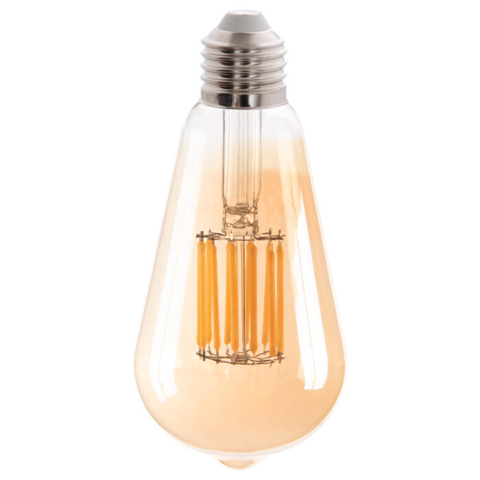 ΛΑΜΠΤΗΡΑΣ HM4189.02 LED FILAMENT 12W E27 2700K GOLD - Image 1