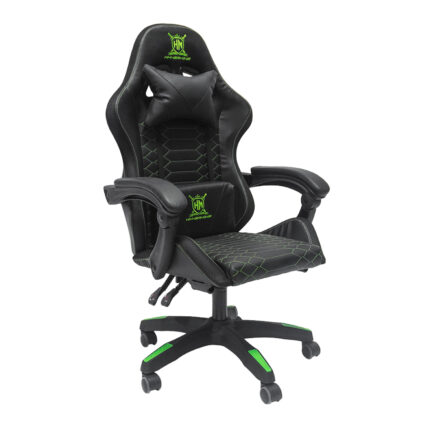 ΠΟΛΥΘΡΟΝΑ GAMING LOOT HM1204 ΜΑΥΡΟ-ΠΡΑΣΙΝΟ PVC & NYLON 60x60x120Υεκ.