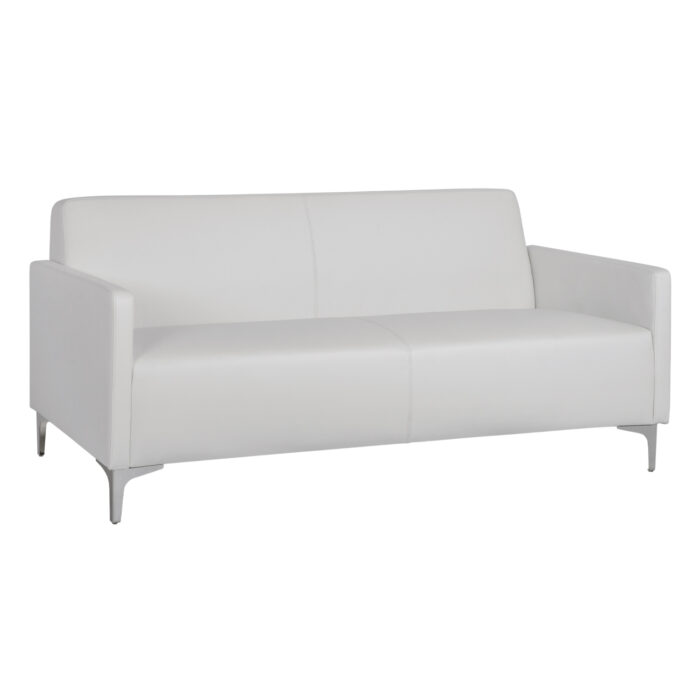 ΚΑΝΑΠΕΣ 3ΘΕΣΙΟΣ NELLIE HM3159.32 ΜΕ ΛΕΥΚΟ PU 163x71x71Υ εκ. - Image 1