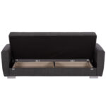 ΚΑΝΑΠΕΣ ΚΡΕΒΑΤΙ POLYA ΤΡΙΘΕΣΙΟΣ HM3240.03 ΓΚΡΙ 215x85x76Υ εκ. - Image 4