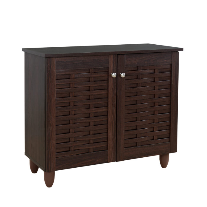 ΠΑΠΟΥΤΣΟΘΗΚΗ-ΝΤΟΥΛΑΠΙ ΞΥΛΙΝΗ CASSIOPE HM2208.01 WENGE 77Χ34Χ67.5Υεκ. - Image 1