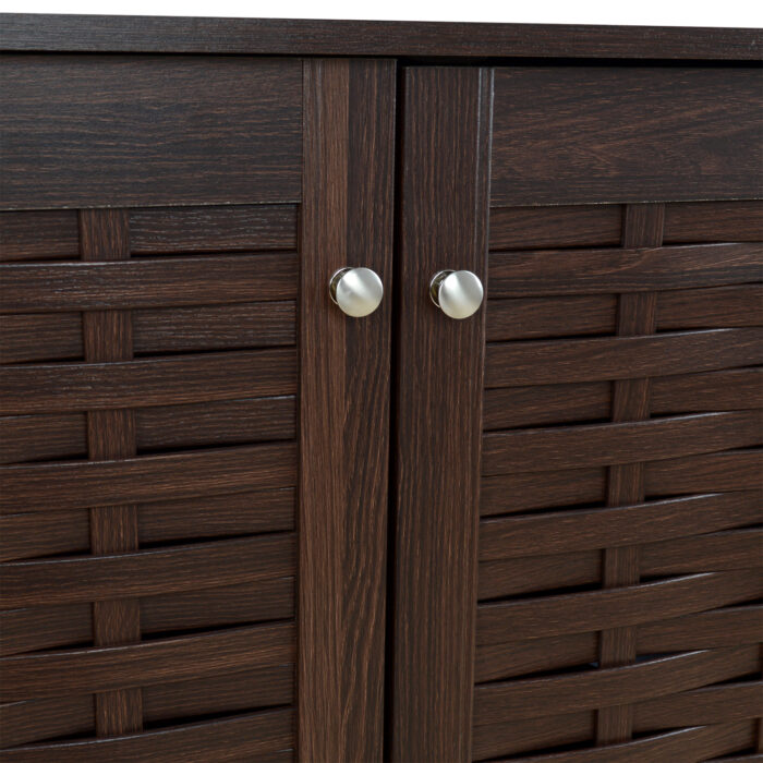 ΠΑΠΟΥΤΣΟΘΗΚΗ-ΝΤΟΥΛΑΠΙ ΞΥΛΙΝΗ CASSIOPE HM2208.01 WENGE 77Χ34Χ67.5Υεκ. - Image 4