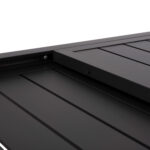 ΣΕΤ ΤΡΑΠΕΖΑΡΙΑΣ ΕΞ.ΧΩΡΟΥ 7ΤΜΧ KRUM HM21150 ΣΚΟΥΡΟ ΓΚΡΙ ΑΛΟΥΜΙΝΙΟ-P.E.TWISTED RATTAN - Image 8