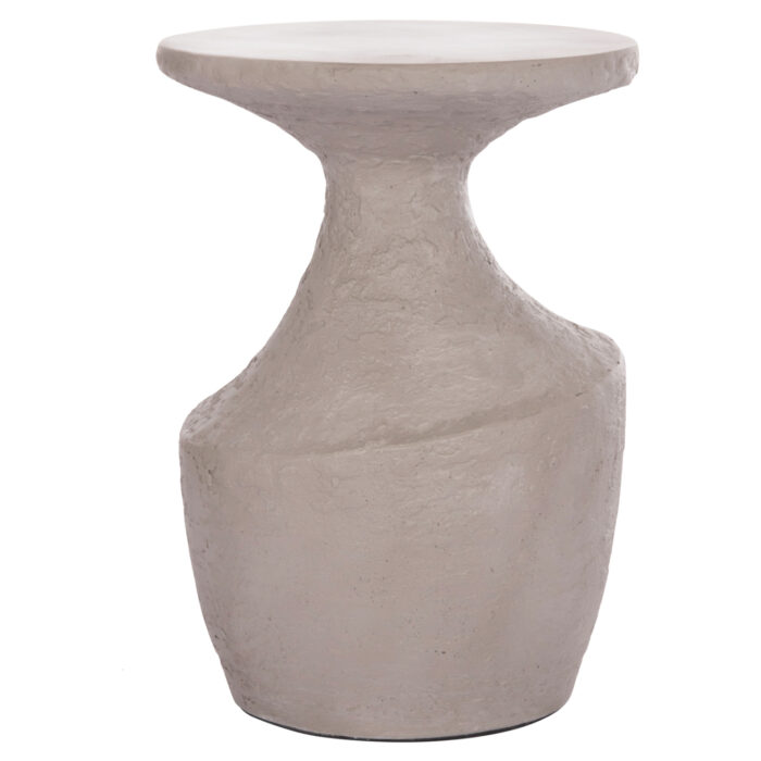 ΤΡΑΠΕΖΙ ΒΟΗΘΗΤΙΚΟ REBON HM18156.03L FIBER CEMENT ΣΕ ΓΚΡΙ--Φ40x56.5Υεκ. - Image 1