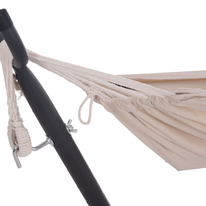 ΑΙΩΡΑ CRAVE HM6304.02 ΑΝΘΡΑΚΙ ΜΕΤΑΛΛΙΚΟΣ ΣΚΕΛΕΤΟΣ--ΜΠΕΖ ΥΦΑΣΜΑ 265x93x105Υεκ - Image 7