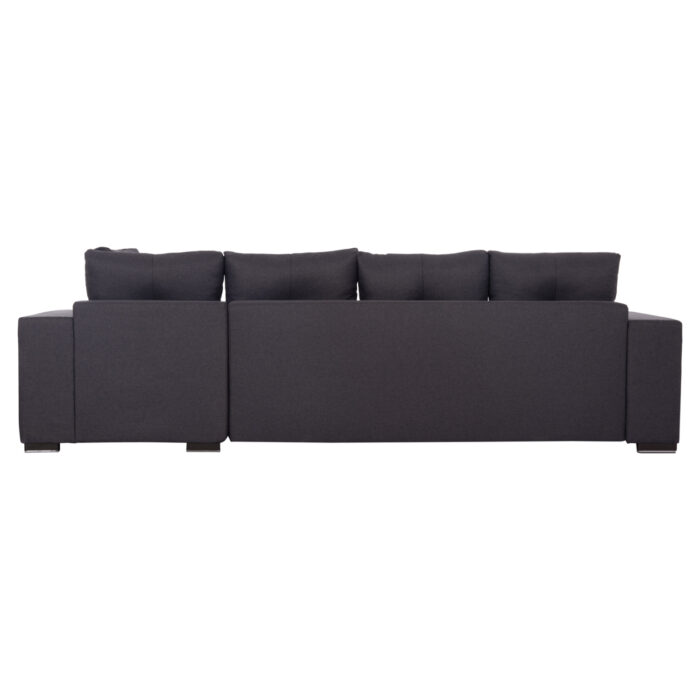 ΓΩΝΙΑΚΟΣ ΚΑΝΑΠΕΣ-ΚΡΕΒΑΤΙ ΜΕ ΑΠΟΘ.ΧΩΡΟ TRENDSTON HM3302.01R ΓΚΡΙ ΥΦΑΣΜΑ 298x177x95Υεκ - Image 6