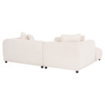 ΚΑΝΑΠΕΣ ΓΩΝΙΑ (ΑΡΙΣΤΕΡΗ) 3-ΘΕΣΙΟΣ GRACE HM3280.02L ΛΕΥΚΟ ΥΦΑΣΜΑ 252x160x70-90Υεκ - Image 5