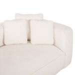 ΚΑΝΑΠΕΣ ΓΩΝΙΑ (ΑΡΙΣΤΕΡΗ) 3-ΘΕΣΙΟΣ GRACE HM3280.02L ΛΕΥΚΟ ΥΦΑΣΜΑ 252x160x70-90Υεκ - Image 7