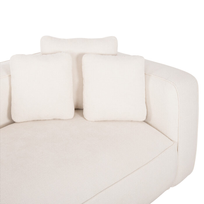 ΚΑΝΑΠΕΣ ΓΩΝΙΑ (ΑΡΙΣΤΕΡΗ) 3-ΘΕΣΙΟΣ GRACE HM3280.02L ΛΕΥΚΟ ΥΦΑΣΜΑ 252x160x70-90Υεκ - Image 7