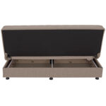 ΚΑΝΑΠΕΣ ΚΡΕΒΑΤΙ ANDRI ΤΡΙΘΕΣΙΟΣ ΜΠΕΖ HM3239.04 180x83x74Υ εκ. - Image 4