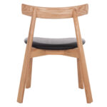 KΑΡΕΚΛΑ ΤΡΑΠΕΖΑΡΙΑΣ SEKAN HM18245.04 RUBBERWOOD-ΜΑΥΡΟ PU 60x54x72Υεκ - Image 6