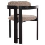 ΠΟΛΥΘΡΟΝΑ ΤΡΑΠΕΖΑΡΙΑΣ KALL HM18247.02 ΚΑΦΕ ΥΦΑΣΜΑ--PLYWOOD ΣΕ ΜΑΥΡΟ 56x45x73Υεκ - Image 5