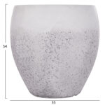 ΣΕΤ 3ΤΜΧ ΓΛΑΣΤΡΕΣ ΣΕΙΡΑ GARDENER HM4718 FIBERCLAY ΛΕΥΚΟ Φ55x54Υεκ - Image 3