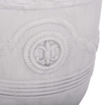 ΣΕΤ 3ΤΜΧ ΓΛΑΣΤΡΕΣ ΜΕ ΑΝΑΓΛΥΦΟ GARDENER HM4729 FIBERCLAY-ΣΕ ΥΠΟΛΕΥΚΟ Φ58x72.5Υεκ - Image 8