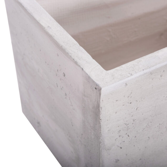 ΣΕΤ 3ΤΜΧ ΓΛΑΣΤΡΕΣ ΟΡΘΟΓΩΝΙΕΣ GARDENER HM4723 FIBERCLAY ΓΚΡΙ CEMENT 81x30x30Υεκ. - Image 7