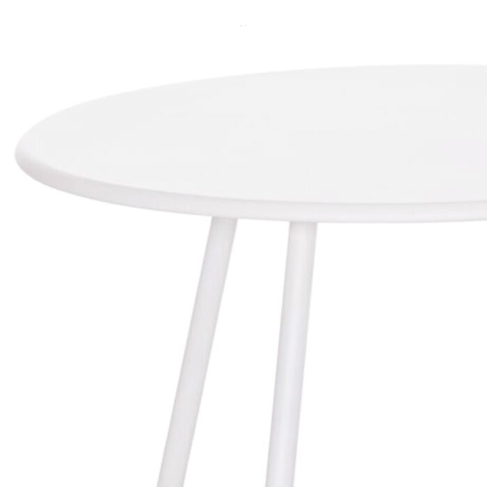 ΣΕΤ LOUNGE 3TMX ΕΞ.ΧΩΡΟΥ PONY HM21193.02 ΜΕΤΑΛΛΟ ΚΑΙ ΣΥΝΘ.RATTAN ΣΕ ΛΕΥΚΟ-ΜΑΥΡΟ - Image 4