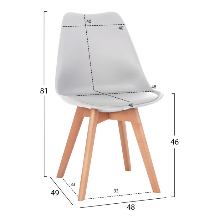 ΣΕΤ ΤΡΑΠΕΖΑΡΙΑΣ 5ΤΜΧ VEGAS HM21184 MDF TOP ΣΕ ΛΕΥΚΟ--ΠΟΔΙΑ ΟΞΙΑΣ - Image 3