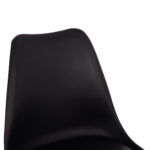 ΣΕΤ ΤΡΑΠΕΖΑΡΙΑΣ 5ΤΜΧ VEGAS HM21185 MDF TOP ΣΕ ΜΑΥΡΟ--ΠΟΔΙΑ ΟΞΙΑΣ - Image 4