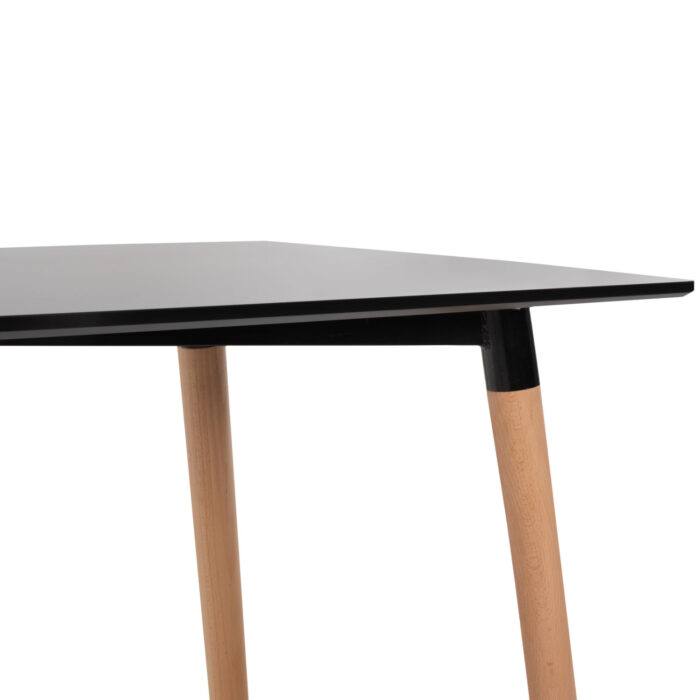 ΣΕΤ ΤΡΑΠΕΖΑΡΙΑΣ 5ΤΜΧ VEGAS HM21185 MDF TOP ΣΕ ΜΑΥΡΟ--ΠΟΔΙΑ ΟΞΙΑΣ - Image 7