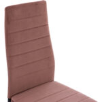 ΣΕΤ ΤΡΑΠΕΖΑΡΙΑΣ 5ΤΜΧ LADY HM21199.02 ΓΥΑΛΙ--ΜΕΤΑΛΛΟ ΣΕ ΜΑΥΡΟ & ΒΕΛΟΥΔΟ ΣΑΠΙΟ ΜΗΛΟ - Image 6