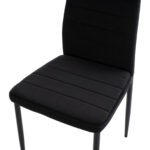 ΣΕΤ ΤΡΑΠΕΖΑΡΙΑΣ 5ΤΜΧ LADY HM21199.04 ΓΥΑΛΙ--ΜΕΤΑΛΛΟ & ΒΕΛΟΥΔΟ ΣΕ ΜΑΥΡΟ - Image 7