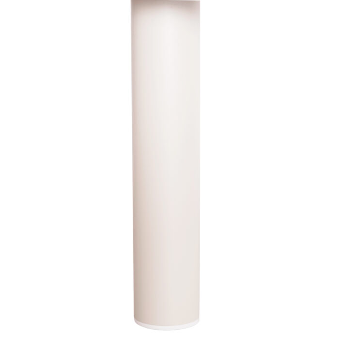 ΤΡΑΠΕΖΙ ΑΛΟΥΜΙΝΙΟΥ DOSUN HM6201.02 ΚΡΕΜ ΣΚΕΛΕΤΟΣ-3D PRINT ΓΥΑΛΙ-ΚΕΡΑΜΙΚΟ LOOK Φ120εκ - Image 8