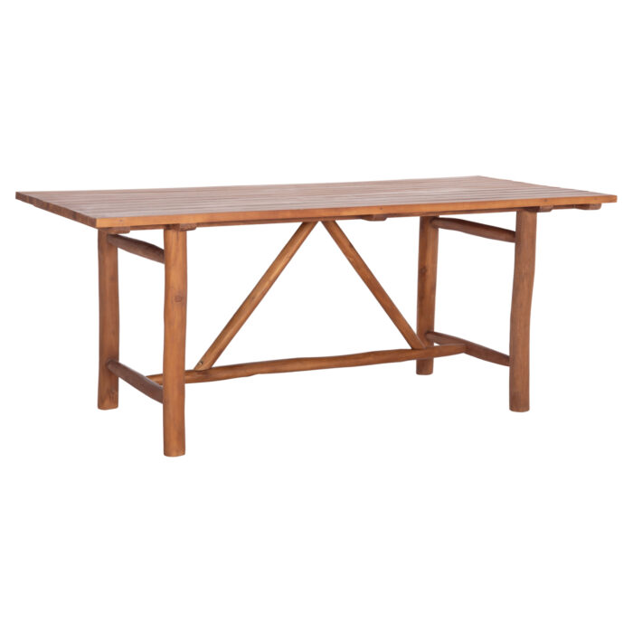 ΤΡΑΠΕΖΙ GROOVE HM9390.01 ΑΠΟ ΞΥΛΟ ΜΑΣΙΦ ΤΕΑΚ 220X100X90Υεκ. - Image 1