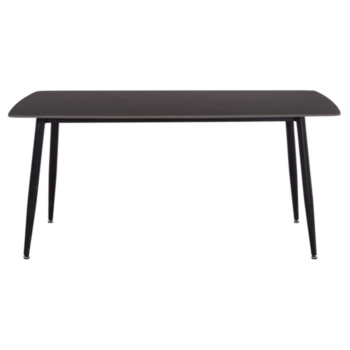ΤΡΑΠΕΖΙ RAVEN HM18150.02 ΚΕΡΑΜΙΚΟ TOP ΜΕ ΟΨΗ ΜΑΥΡΟ ΜΑΡΜΑΡΟ 160x80x74Υεκ. - Image 3
