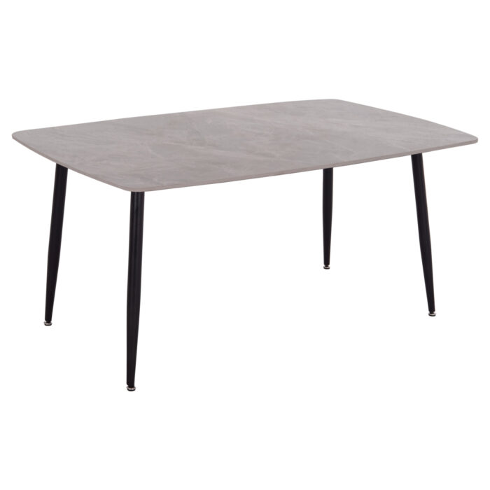 ΤΡΑΠΕΖΙ RAVEN HM18150.13 ΚΕΡΑΜΙΚΟ TOP ΜΕ ΟΨΗ ΓΚΡΙ ΜΑΡΜΑΡΟ 160x80x74Υεκ. - Image 1