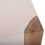 ΒΟΗΘΗΤΙΚΟ ΤΡΑΠΕΖΙ LEIA HM18163.02 FIBER CEMENT ΛΕΥΚΟ-ΞΥΛΟ TEAK 32.5x32.5x46Υεκ. - Image 7