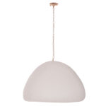 ΦΩΤΙΣΤΙΚΟ ΟΡΟΦΗΣ ΚΡΕΜΑΣΤΟ JAYLEN HM4703.02XL FIBER CEMENT ΛΕΥΚΟ 74x68x50-70Υεκ. - Image 3