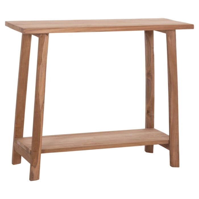ΚΟΝΣΟΛΑ TALIBER HM18257 ΞΥΛΟ TEAK ΣΕ ΦΥΣΙΚΟ ΧΡΩΜΑ 100x40x85Υεκ. - Image 1