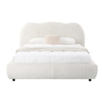 ΚΡΕΒΑΤΙ ΔΙΠΛΟ ΜΕ ΑΠΟΘ.ΧΩΡΟ KALLY HM729.03 ΜΠΕΖ FAUX FUR ΥΦΑΣΜΑ--ΣΤΡΩΜΑ 160x200εκ - Image 3