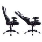 ΠΟΛΥΘΡΟΝΑ GAMING DARIUS HM1072.04 ΜΑΥΡΗ-ΛΕΥΚΗ 66,5x70x(122-129) cm - Image 4