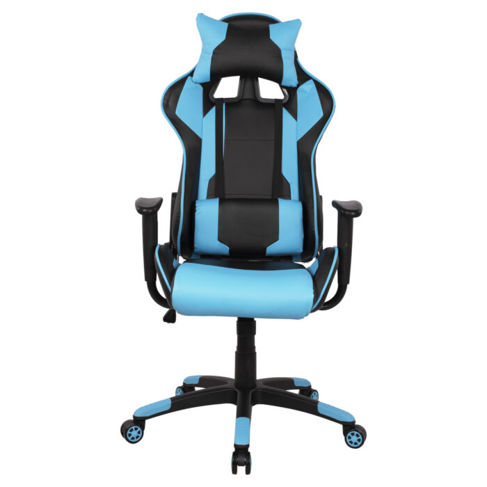 ΠΟΛΥΘΡΟΝΑ GAMING DARIUS HM1072.08 ΜΑΥΡΗ-ΣΙΕΛ 66,5x70x(122-129) cm - Image 3