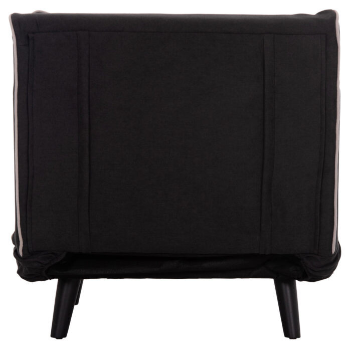 ΠΟΛΥΘΡΟΝΑ ΚΡΕΒΑΤΙ BRAXTON HM8425.03 ΜΑΥΡΟ ΥΦΑΣΜΑ 78x88x78Υεκ. - Image 7