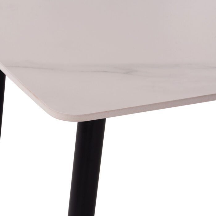 ΣΕΤ ΤΡΑΠΕΖΑΡΙΑΣ 5ΤΜΧ RAVEN HM21069.01 ΚΕΡΑΜΙΚΟ TOP ΛΕΥΚΟ ΜΑΡΜΑΡΟ & 4 ΚΑΡΕΚΛΕΣ - Image 4