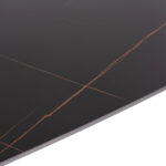 ΣΕΤ ΤΡΑΠΕΖΑΡΙΑΣ 5ΤΜΧ RAVEN HM21069.02 ΚΕΡΑΜΙΚΟ TOP ΜΑΥΡΟ ΜΑΡΜΑΡΟ & 4 ΚΑΡΕΚΛΕΣ - Image 4